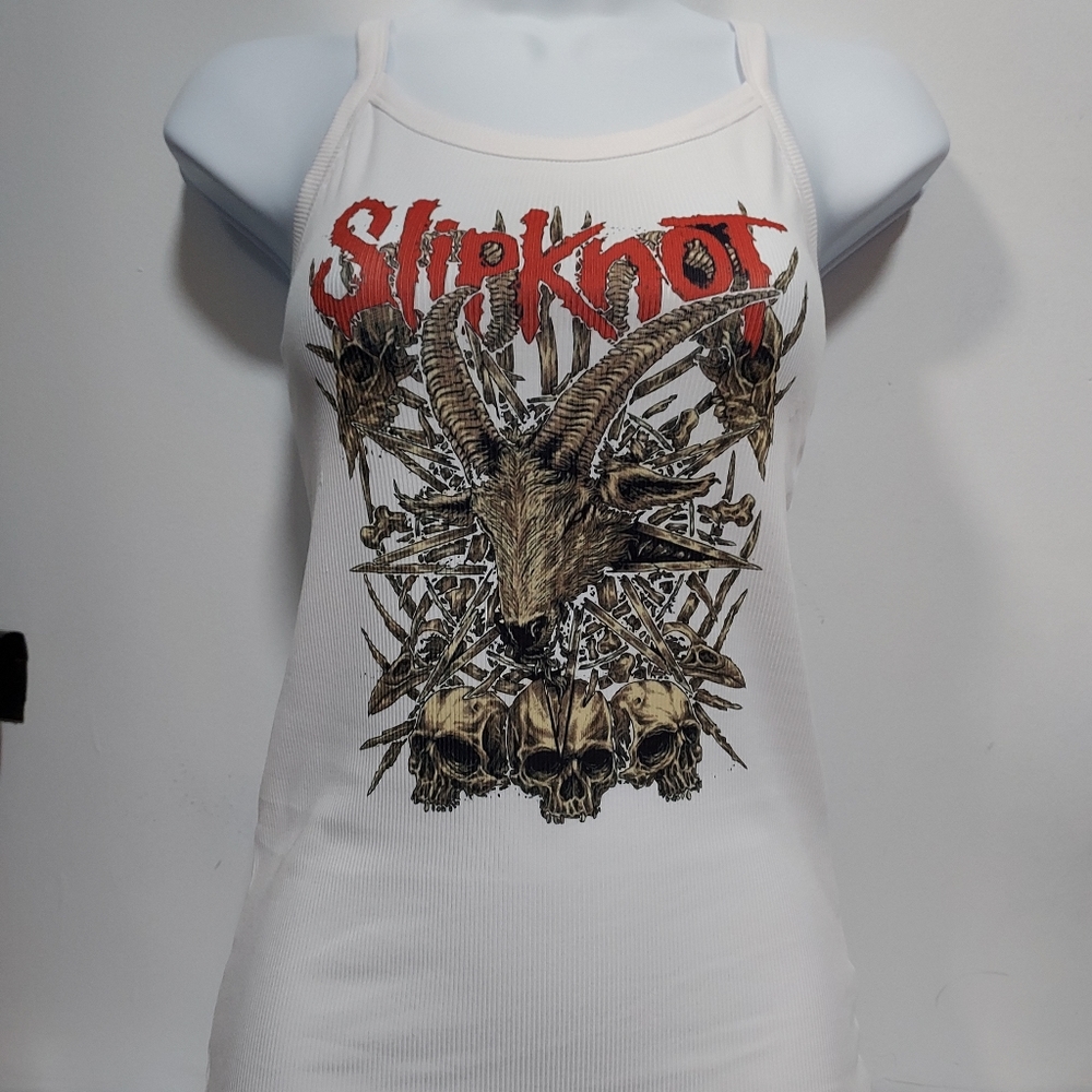 Slipknot tank top ribbed numetal deftones tool slipknot mall goth 90s rock